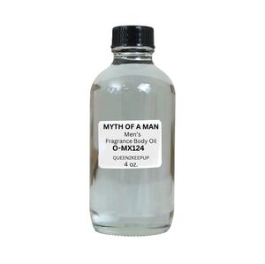 Myth Of A Man (Men) Body Oil 4 oz Fragrance All Natural Pure Uncut Scent